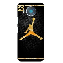 Силиконовый Чехол Nike Air Jordan на Нокиа 8.3 (Джордан 23)