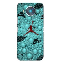 Силиконовый Чехол Nike Air Jordan на Нокиа 8.3 (Джордан Найк)