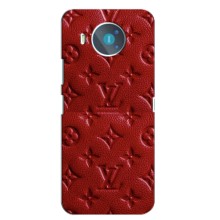 Текстурный Чехол Louis Vuitton для Нокиа 8.3 – Красный ЛВ
