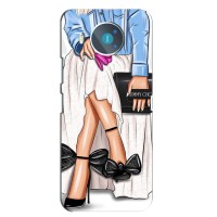 Силиконовый Чехол на Nokia 8.3 с картинкой Стильных Девушек (Мода)