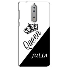 Чохли для Nokia 8 - Жіночі імена – JULIA