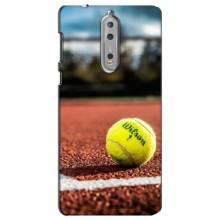 Чехлы с принтом Спортивная тематика для Nokia 8 (Теннисный корт)