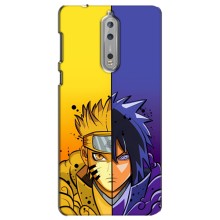 Купить Чохли на телефон з принтом Anime для Нокіа 8 – Naruto Vs Sasuke