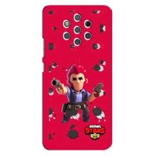 Бампер (ТПУ) з принтом Brawl Stars на Нокіа 9 (Кольт на червоному)