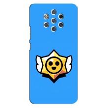 Бампер (ТПУ) з принтом Brawl Stars на Нокіа 9 (Значок)