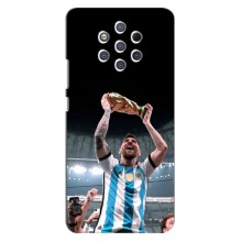 Чехлы Лео Месси Аргентина для Nokia 9 (Счастливый Месси)