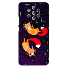 Чохли з картинкою Лисичка для Nokia 9 (VPrint) (Лисички космонавти)