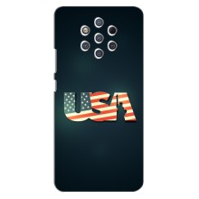 Чехол Флаг USA для Nokia 9 (USA)