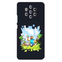 Чохол Майнкрафт на Nokia 9 (AlphaPrint) Minecraft (персонажі Minecraft)