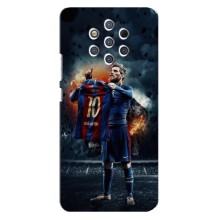 Чехол Месси футболист для Nokia 9 (Месси с футболкой)