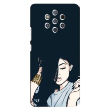 Чохол з друком для Nokia 9 - (Мода) (AlphaPrint) (Гарна дівчина)