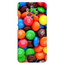 Чохол з зображенням смачної їжі для Nokia 9 (Різнокольорові M&M'S)
