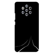 Чохол з картинками на чорному фоні для Nokia 9 (Дорога)