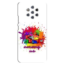 Чохли Амонг Ас для Nokia 9 (AlphaPrint) (Яскравий АмонгАс)