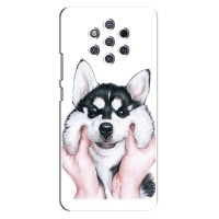 Бампер для Nokia 9 с картинкой "Песики" – Собака Хаски
