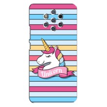 Чохол для Нокіа 9 - (Єдинорожки - Новинки) (AlphaPrint) (Unicorn)
