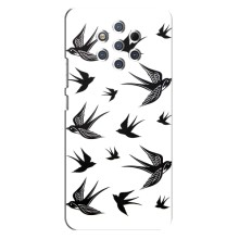 Чохол з пташками на Nokia 9 (VPrint) (Ластівки)