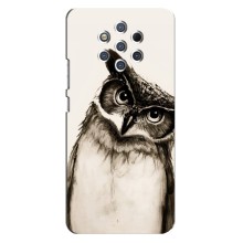 Чохол з пташками на Nokia 9 (VPrint) (Сова)