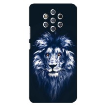 Чохол з картинкою ЛЕВ для Nokia 9 (VPrint) (Синій Лев)