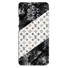 Чехол Стиль Louis Vuitton на Nokia 9 (LV на белом)