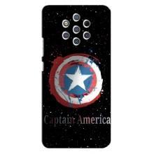 Чохол с Щітом Капітана Америки на Nokia 9 (Щит Капітана)