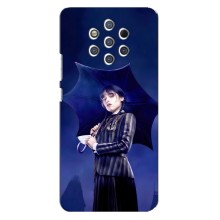 Чохли Венсдей на Nokia 9 Уенсдей (AlphaPrint) (Венздей з парасолькою)