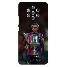Чехол с футболистом Ламин Ямаль Nokia 9 (Ямал с кубком)