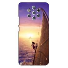 Чехол с мультфильмом Моана Nokia 9 (Моана в море)