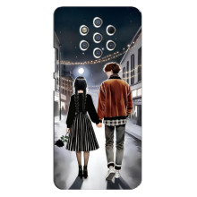 Чехол с дизайном Венздей 2 на Nokia 9 – Уэнсдей и Тайлер