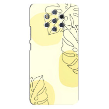 Силиконовый чехол с принтом в цветах на Nokia 9