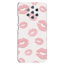 Чохол з розовим принтом для Nokia 9 (Рожеві губи)