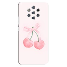 Чохол з розовим принтом для Nokia 9 (Рожеві вишні)