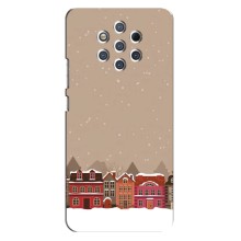Новорічні, Святкові Чохли для Nokia 9 - 2024 год (Зимове місто)