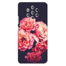 Чехлы с тематикой "ЦВЕТЫ" на Nokia 9 (Бутоны)