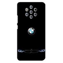 Силіконовий бампер з картинкою машини на Nokia 9 (Чорний BMW)