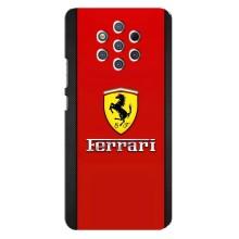 Силіконовий бампер з картинкою машини на Nokia 9 (Ferrari Logo)