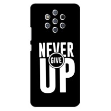 Силіконовый Чохол на Nokia 9 з картинкою НАЙК – Never Give UP