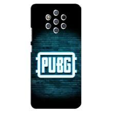 Чохол (TPU) з картинкою "Лого Пабг" на Нокіа 9 (Лого PUBG)