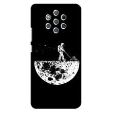 Силіконовый Чохол з принтом "Космонавти" на Nokia 9 (Космонавт)