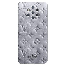 Текстурный Чехол Louis Vuitton для Нокіа 9 – Белый ЛВ