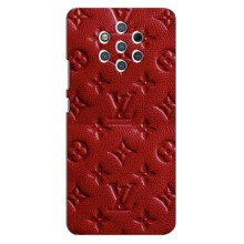 Текстурный Чехол Louis Vuitton для Нокіа 9 – Красный ЛВ