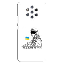 Захисні чохли (Призрак Киева) для Nokia 9 (AlphaPrint) (Льотчик Києва)