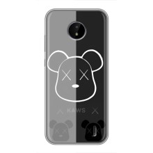 Чехлы для Nokia C10 - Bearbrick Louis Vuitton (PREMIUMPrint) (БеарБрик глаза)