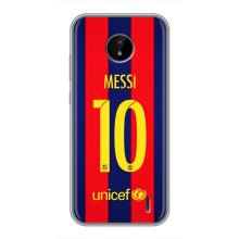 Чехлы Месси для Nokia C10 (AlphaPrint) (Messi Barca 10)