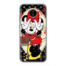 Чехол Disney Mouse Nokia C10 (PREMIUMPrint) (Минни peace)