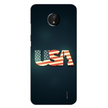 Чехол Флаг USA для Nokia C10 – USA