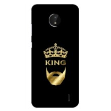 Чехол (Корона на чёрном фоне) для Нокиа С10 – KING
