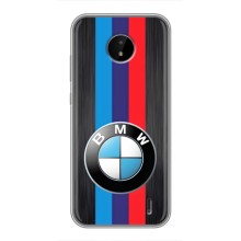 Чехол для Нокиа С10 - с принтом БМВ (AlphaPrint) (Лого BMW)