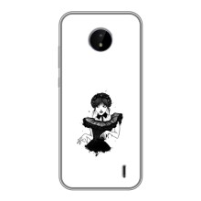 Чехлы Венсдей на Nokia C10 Уэнсдей (AlphaPrint) (танец Уэнздей)