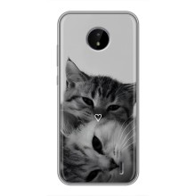 Чохол з малюнком кіт на Nokia C10 (Пара котів)